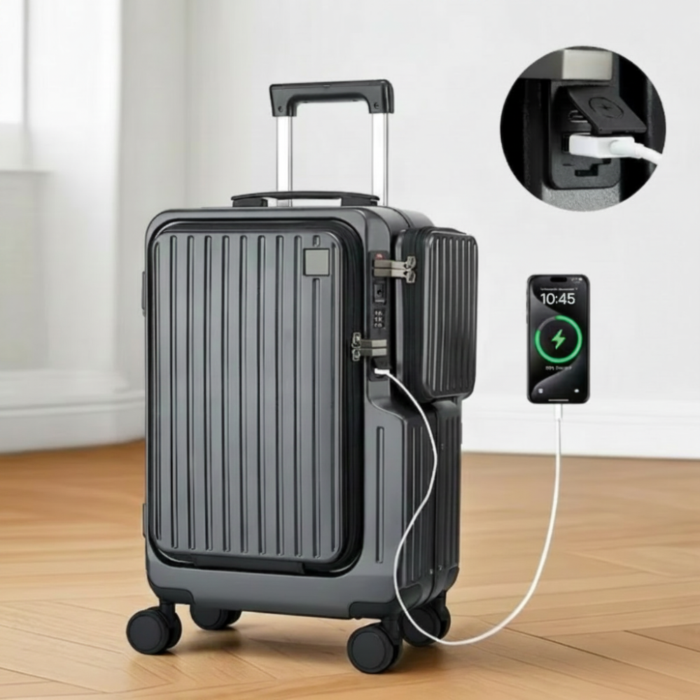 Valise Cabine Élégante à Compartiments Intelligents